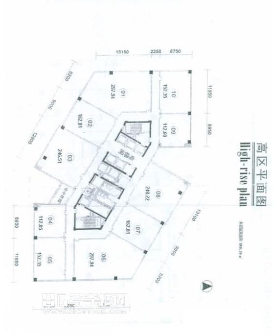 保利克洛维广场 481方 西南向 正对电梯口单位