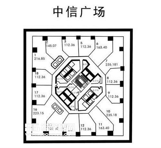 >中信广场写字楼出租